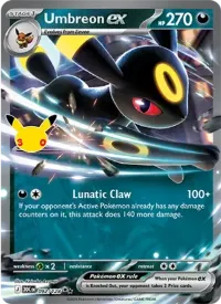 Umbreon ex, 30th Celebration 092