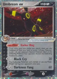 Umbreon ex, Unseen Forces 112