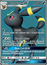 Umbreon GX, Sun & Moon 142